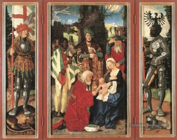 Adoration des mages Renaissance peintre Hans Baldung Peinture à l'huile
